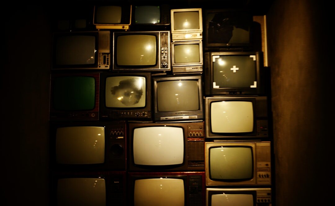 vintage television set