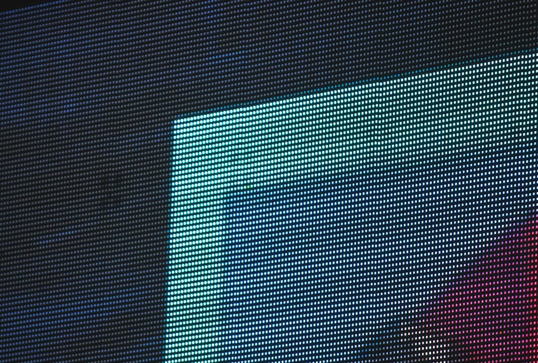 modern television screen