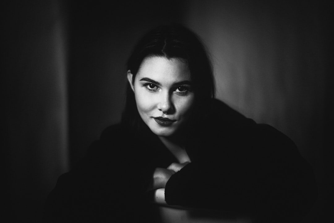 Studio portrait of a Swiss woman in her thirties, archive researcher